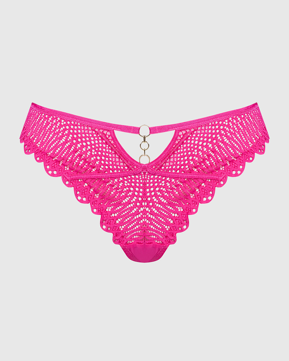 Isla & Evie Sexy Thong Panty Pink / M