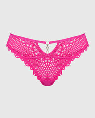 Isla & Evie Sexy Thong Panty Pink / M