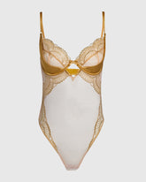 Isla & Evie Sleep Unlined Bodysuit Gold / M