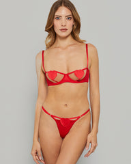 ISLA & EVIE SEXY STRING PANTY PANTY Red / S