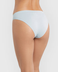 Isla & Evie Trendy Seamfree Unlined Brazilian Panty Blue / M