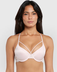 Isla & Evie Obvious Lightly Lined Full Coverage Bra Pink / 34B
