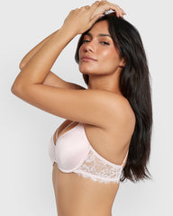 Isla & Evie Obvious Lightly Lined Full Coverage Bra Pink / 34B