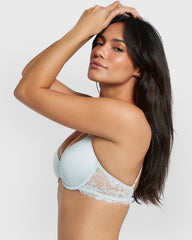 Isla & Evie Obvious Lightly Lined Full Coverage Bra Blue / 34D