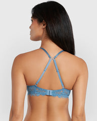 Isla & Evie Obvious Lightly Lined Full Coverage Bra Blue / 34B