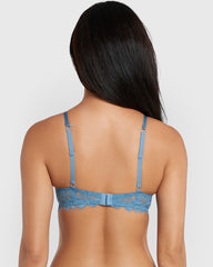 Isla & Evie Obvious Lightly Lined Full Coverage Bra Blue / 34B