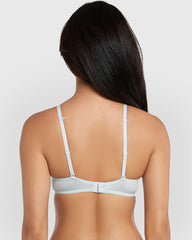 Isla & Evie Obvious Gel Padding Plunge Bra Blue / 34B