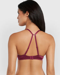 Isla & Evie Obvious Gel Padding Plunge Bra Purple / 34B