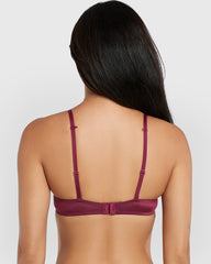 Isla & Evie Obvious Gel Padding Plunge Bra Purple / 34B