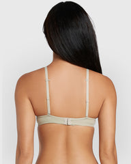 Isla & Evie Obvious Gel Padding Plunge Bra Green / 34B