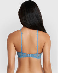 Isla & Evie Obvious Gel Padding Plunge Bra Blue / 34B