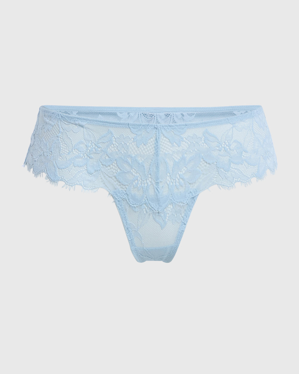 Isla & Evie Sexy Thong Panty Blue / S