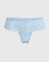 Isla & Evie Sexy Thong Panty Blue / S