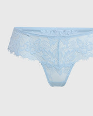 Isla & Evie Sexy Thong Panty Blue / S