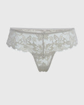 Isla & Evie Sexy Thong Panty Green / S