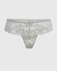 Isla & Evie Sexy Thong Panty Green / S