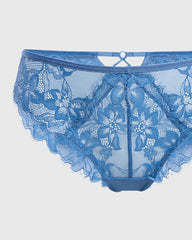 Isla & Evie Sexy Bikini Panty Blue / S