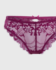 Isla & Evie Sexy Bikini Panty Purple / S