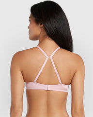 Isla & Evie Obvious Double Pushup Plunge Bra Pink / 34B