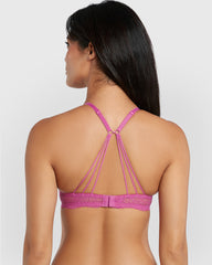 Isla & Evie Obvious Double Pushup Plunge Bra Purple / 34B