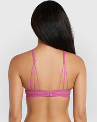 Isla & Evie Obvious Double Pushup Plunge Bra Purple / 34B