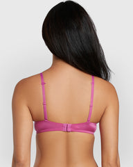 Isla & Evie Obvious Gel Padding Plunge Bra Purple / 34B