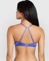 Isla & Evie Obvious Gel Padding Plunge Bra Blue / 34B