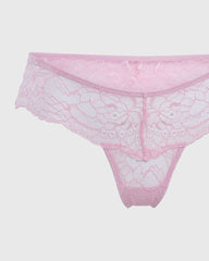 Isla & Evie Sexy Thong Panty Pink / S