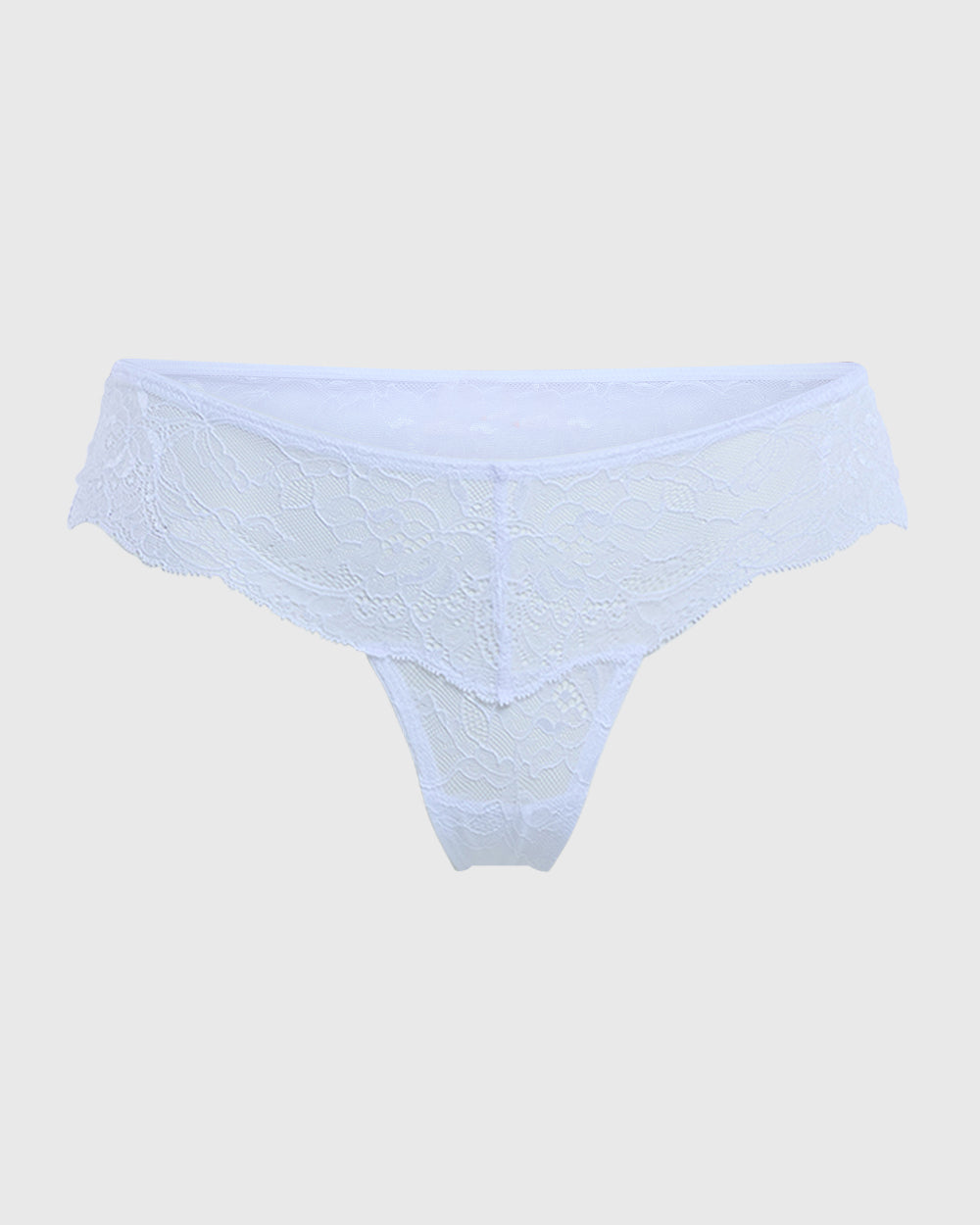 Isla & Evie Sexy Thong Panty White / S