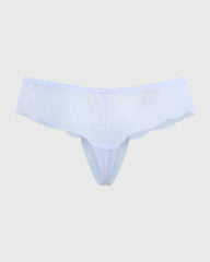 Isla & Evie Sexy Thong Panty White / S