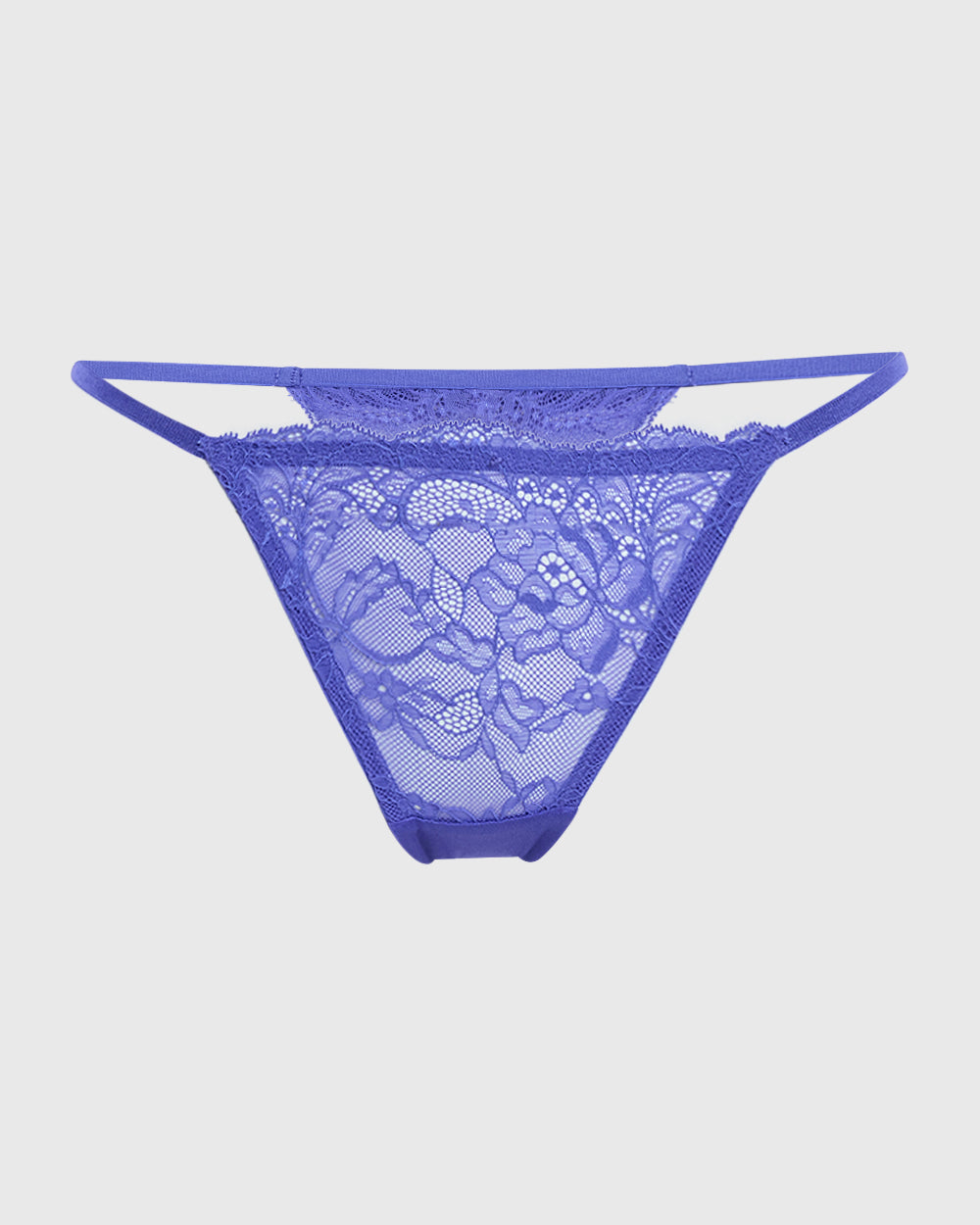 Isla & Evie Sexy Thong Panty Blue / S
