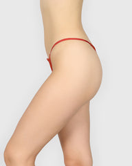Isla & Evie Sexy Direct Mb Thong Panty RED OCHRE / S