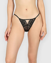 Isla & Evie Sexy Direct Mb Cheeky Panty BLACK / S