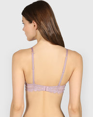 Isla & Evie Obvious Double Pushup Plunge Bra SEA FOG / 34B