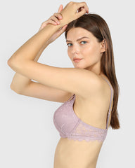 Isla & Evie Obvious Double Pushup Plunge Bra SEA FOG / 34B