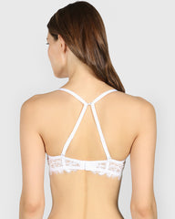 Isla & Evie Obvious Double Pushup Plunge Bra OPTIC WHITE / 34B