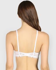 Isla & Evie Obvious Double Pushup Plunge Bra OPTIC WHITE / 34B