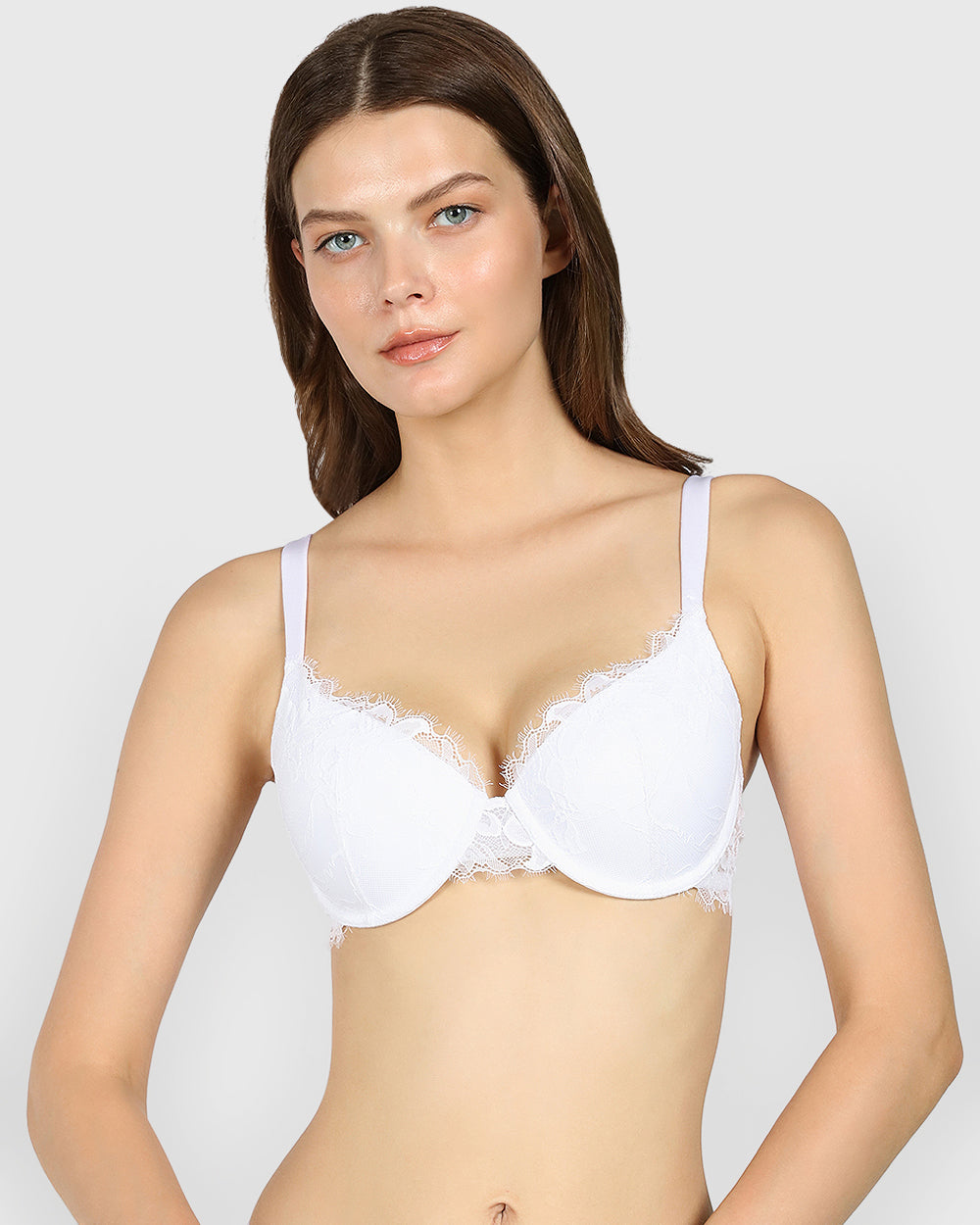 Isla & Evie Obvious Lightly Lined Full Coverage Bra OPTIC WHITE / 34B