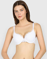Isla & Evie Obvious Lightly Lined Full Coverage Bra OPTIC WHITE / 34B