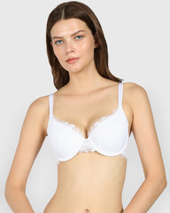 Isla & Evie Obvious Lightly Lined Full Coverage Bra OPTIC WHITE / 34B