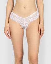 THONG - LACE OPTIC WHITE / S