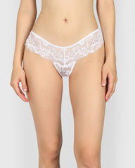 THONG - LACE OPTIC WHITE / S