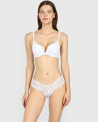 THONG - LACE OPTIC WHITE / S