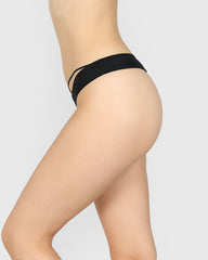 THONG - MICRO BLACK / S