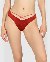 THONG - MICRO RED OCHRE / S