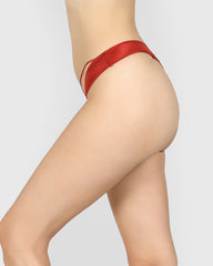 THONG - MICRO RED OCHRE / S