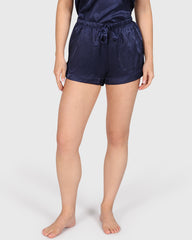 Isla & Evie Sexy Sleep Cami Set Dark Blue / S