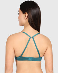 Isla & Evie Obvious Gel Padding Plunge Bra Dark Blue / 34B