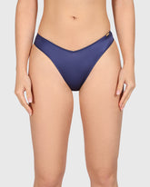 Isla & Evie Sexy Thong Panty Dark Blue / S
