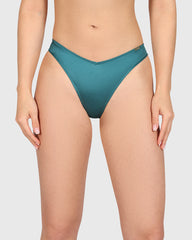 Isla & Evie Sexy Thong Panty Dark Blue / S